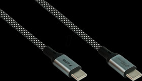 2060-MT010SW Magnetic USB 2.0 spiral cable, 60 W, 1.0 m