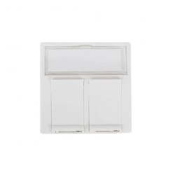 Adapter MMC 45x45mm dla 2xRJ45 BC BC452C