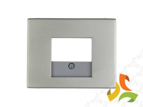 BERKER K.5 Płytka czołowa do gniazda głośnikowego i gniazda USB stal szlachetna nierdzewna 10357004 HAGER