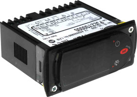 Regulator temperatury wł./wył. Carel Uz: 230 V AC wyjście 2 przekaźnikowe 2-wyjściowy wejście Termopara typu K 81 x 36mm