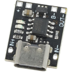 Moduł ładowania akumulatorów Li-ion TP4056 1A USB-C