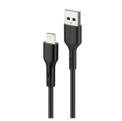 Przyłącze USB IPhone 2.4A czarne - 1m