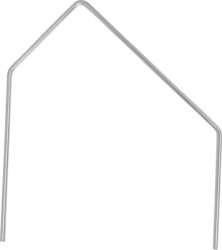 Extra bracket for spool stand, silver, C-204 3154 B