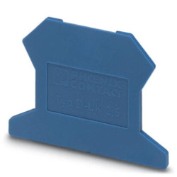 Przekładka do złączek 1,5mm niebieska D-UK 2,5 BU 3001103 /50szt./