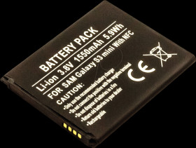 13196 Smartphone battery for Samsung devices, Li-Ion, 1550 mAh