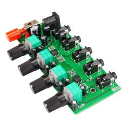 Mikser audio stereo 4 kanałowy