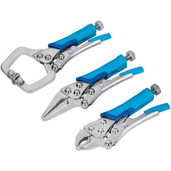 BlueSpot Tools 6528 Mini Locking Pliers Set, 3 Piece