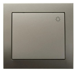 KIER Przycisk /światło/ satyna light ŁP-5W/45