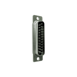 23-pin D-Sub Connector Male (Black/Silver)
