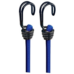 Basi 0004-0304 Bungee Cord Hook Elastic Black 100Cm