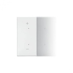 Simon 55 Klawisz połówkowy lewostronny z piktogramem +/-” do produktów elektronicznych Biały mat TKE24/111