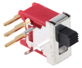 Przełącznik suwakowy, SPDT, montaż PCB, 20V ac/dc, 400 mA przy 20 V, -30 → +85°C, RS PRO