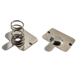 Styk baterii - blaszka + spręż. 10x13mm do baterii AA (R6)