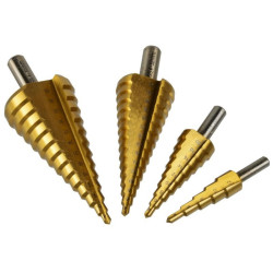 Wiertła stożkowe zestaw 4el. (4-12,4-20,4-32,4-39)(20)