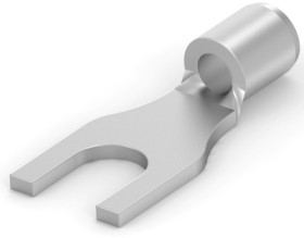 Uninsulated forked cable lug, 0.26-1.65 mm², AWG 22 to 16, M3.5, metal, 323127