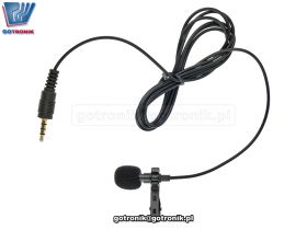 Mikrofon pojemnościowy z klipsem