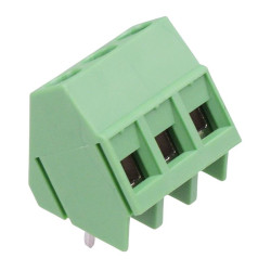 3-Way 5.08mm 45° PCB Terminal Block 20A 300V