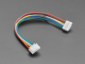 Adafruit JST GH 1.25mm Pitch 6 Pin Cable - 100mm long