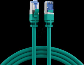 K5525FGN.30 Cat. 6A S/FTP patch cable, Super Flex, 30 m, green