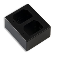 KM-82A Obudowa z tworzywa KM82A wymiary: 68x55x32mm - czarna - polistyren - do wyczerpania zapasów (4 sztuki)