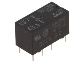 G5V2-5 Przekaźnik: elektromagnetyczny DPDT Ucewki: 5VDC 0,5A/125VAC