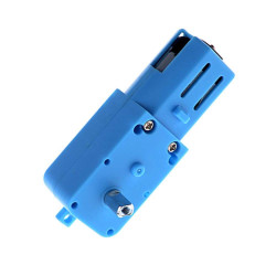 3V-6V TT Class 130 DC Motor - with 1:90 Metal Gear Gearbox - Blue - Single Axis