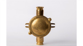 Mosiężna Puszka Rozgałęźna, Natynkowa - 2 Wyjścia An3/2