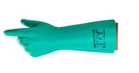 Rękawice robocze rozmiar: 7 materiał: Nitryl zerwanie: 0 ścieranie: 4 zastosowanie: Odporność na działanie substancji