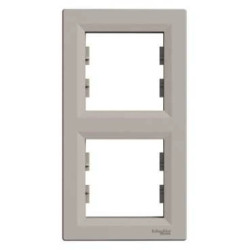 ASFORA Ramka 2-krotna pionowa brąz EPH5810269