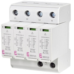 Ogranicznik przepięć 4P B+C+D ETITEC ML T123 ETI