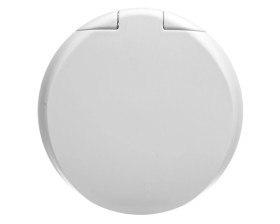 CELIANE Plakietka z klapka gniazda 2P+Z biala 068121