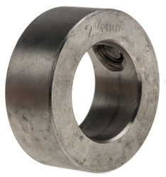 Pierścień osadczy, mocowanie: Wkręt dociskowy, śred. wału: 24mm, Stal nierdzewna