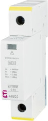 Ogranicznik przepięć typ T2 (C) ETITEC C T2 440/20 1+0 do sieci IT 002440405