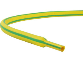 Rura termokurczliwa RC 6,4/3,2 żółto-zielona /1m