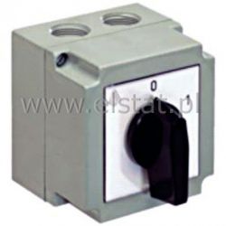 Wyłącznik 10A, 3tory, 1war ( 0-1 ) obud.