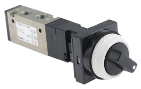 Zawór regulacyjny pneumatyczny 5/2 z przełącznikiem pokrętnym Rc 1/8 SMC 1/8in 5/2 portowy