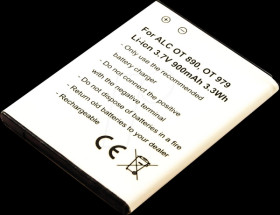 10346 Smartphone battery for Alcatel devices, Li-Ion, 900 mAh