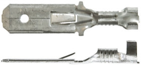 Konektor płaski Męski 2.79 x 0.79mm długość 22mm Izolacja: Nieizolowane Cyna