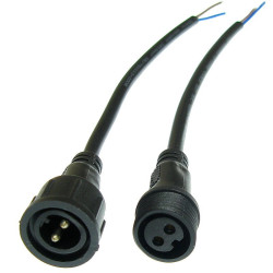 Złącze hermetyczne 2pin z przew. 40cm 2x0,5mm2