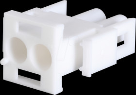 0-0350777-4 2-pin Mate-N-LOK plug housing, 1-row