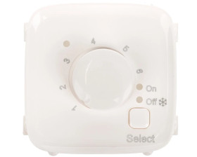 VALENA ALLURE Plakietka termostatu ogrzewania podłogowego biały 755325