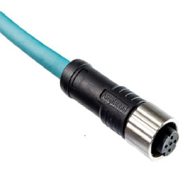 Złącze wielostykowe przemysłowe 8-pinowe Miniaturowe, panelowe Wtyczka Amphenol Industrial