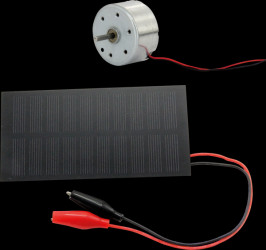51505 Solar cells 5 V, 150 mA, with crocodile clips, smooth-running so