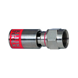 Złącze koncentryczne Montaż na kablu Żeński typ złącza Złącze F