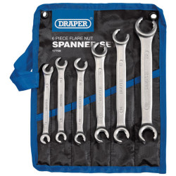 Draper 17759 Flare Nut Spanner Set (6 piece)