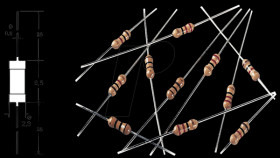 CFR-25JT-52-220K Carbon film resistor 1/4 W, 5%, 220 kOhm