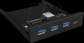 IB-HUB1418-I3 3.5-inch 4 x USB 3.0 front panel (pin socket)