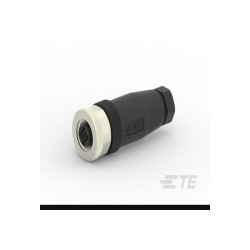 TE Connectivity T4110001041-000 M12 Female Connector Straight A Code Gold