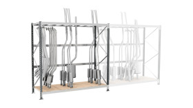 System półek, 2000mm x 2000mm, 800mm, Manorga