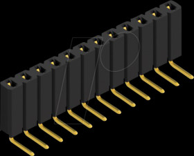 BL 3 12 G Socket, 1-row, 1 x 12 - 2.54 mm